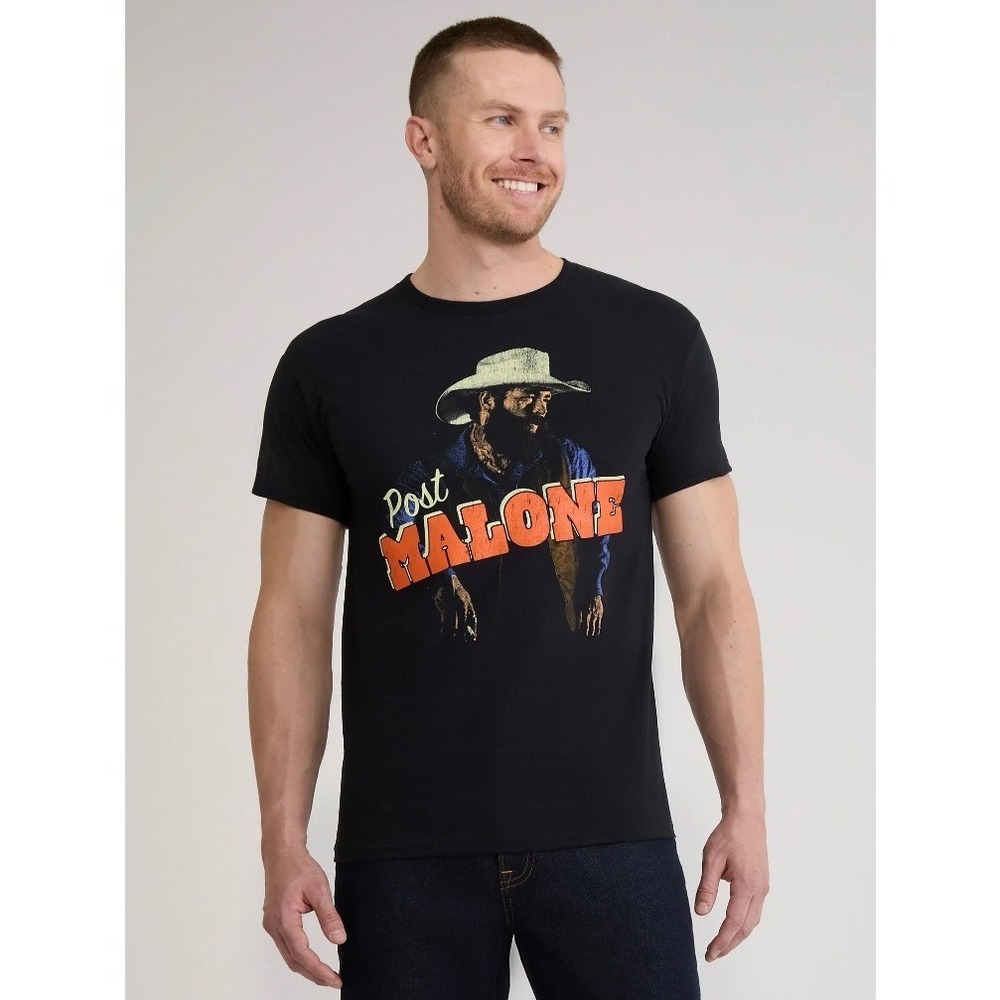 Post Malone Men's & Big Men's Cotton Graphic Tee, Size XXXL  /  G-007 - Picture 2 of 8